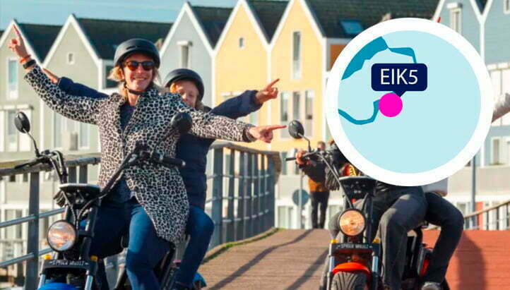 Nabij vakantiehuis Eik5 aan het Veluwemeer kun je elektrische motors huren.