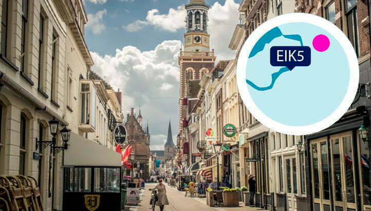 Vakantiehuis Eik5 aan het Veluwemeer ligt vlakbij Kampen.