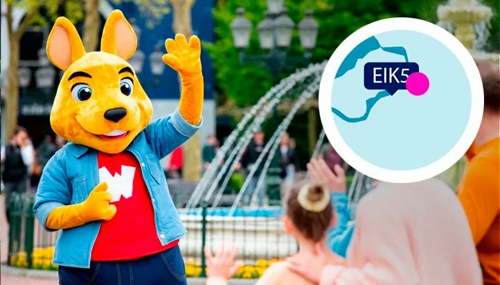 Vakantiehuis Eik5 aan het Veluwemeer ligt vlakbij Walibi.