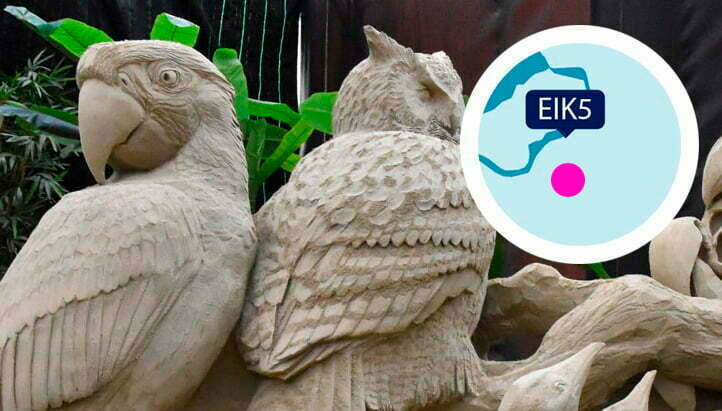 Vakantiehuis Eik5 aan het Veluwemeer ligt vlakbij het Zandsculpturen Festival. Vakantiehuis Eik5 aan het Veluwemeer ligt vlakbij het Zandsculpturen Festival.